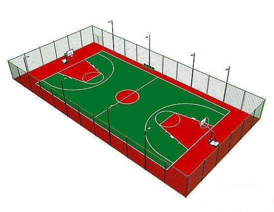 Basketball court artificial turf